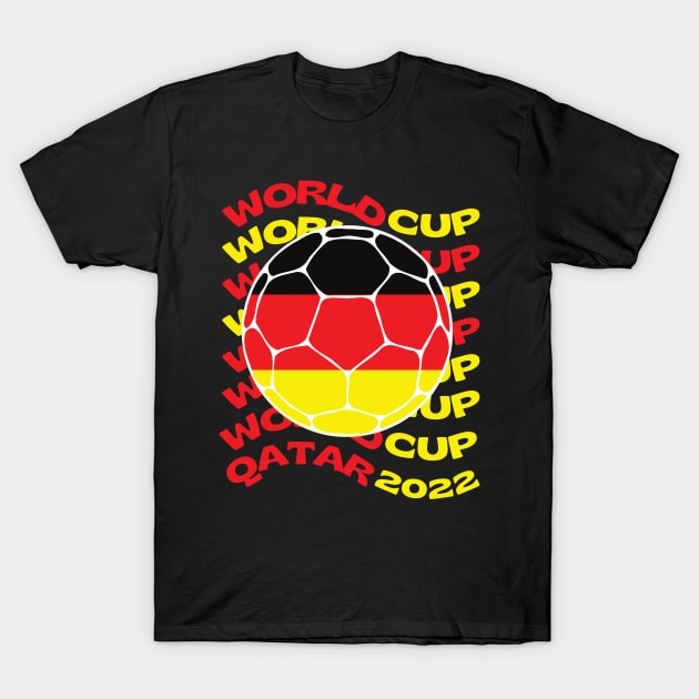 Germany World Cup T-Shirt by footballomatic